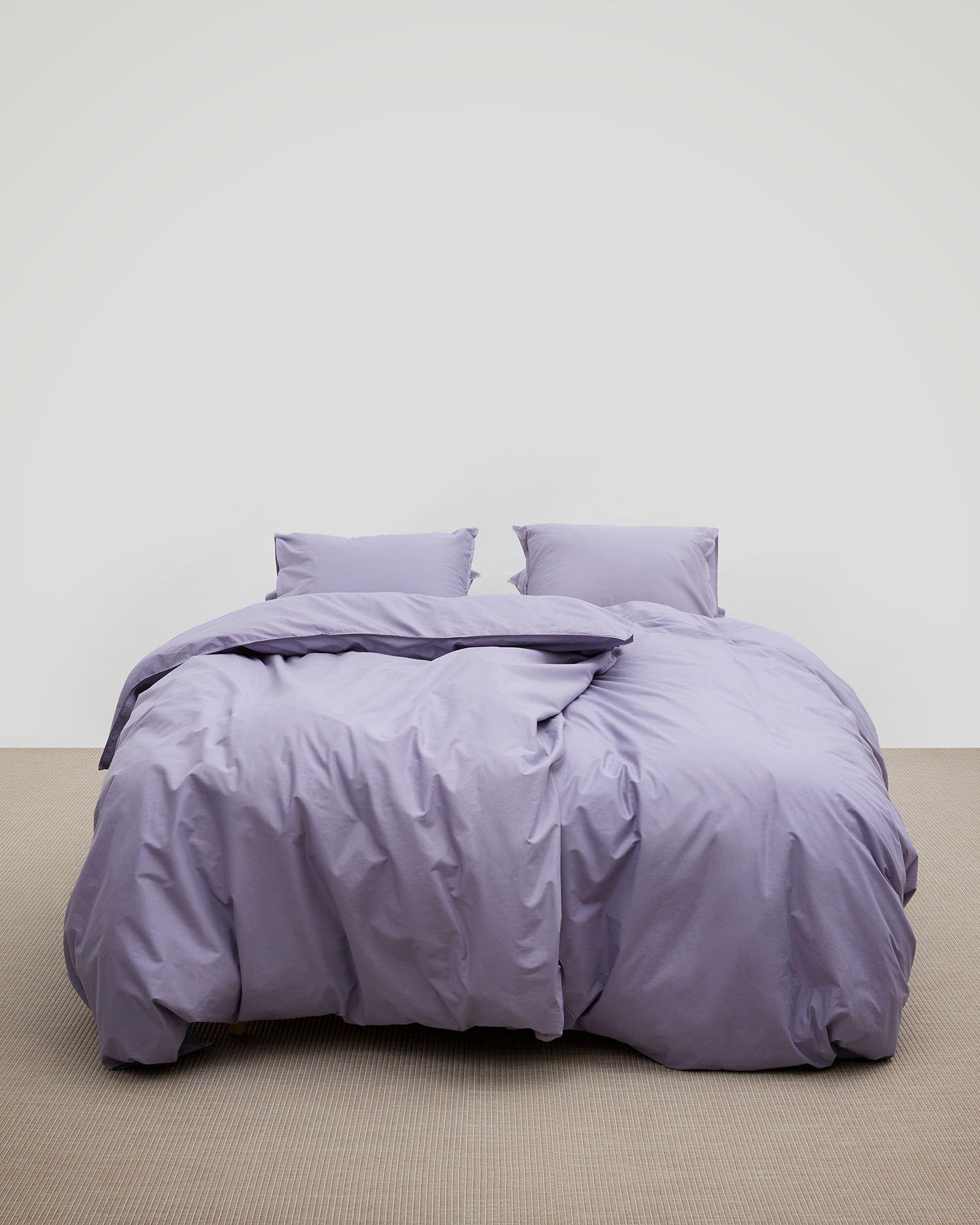 Påslakanset Nejd Percale - Dusty Lilac i gruppen Sängkläder / Påslakan hos A L V A (1143)