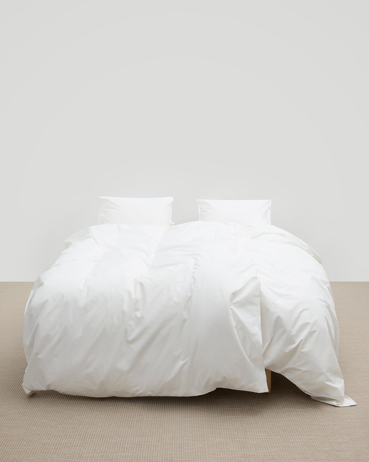 Påslakanset Nejd Percale - Cloud White i gruppen Sängkläder / Påslakan hos A L V A (1208)
