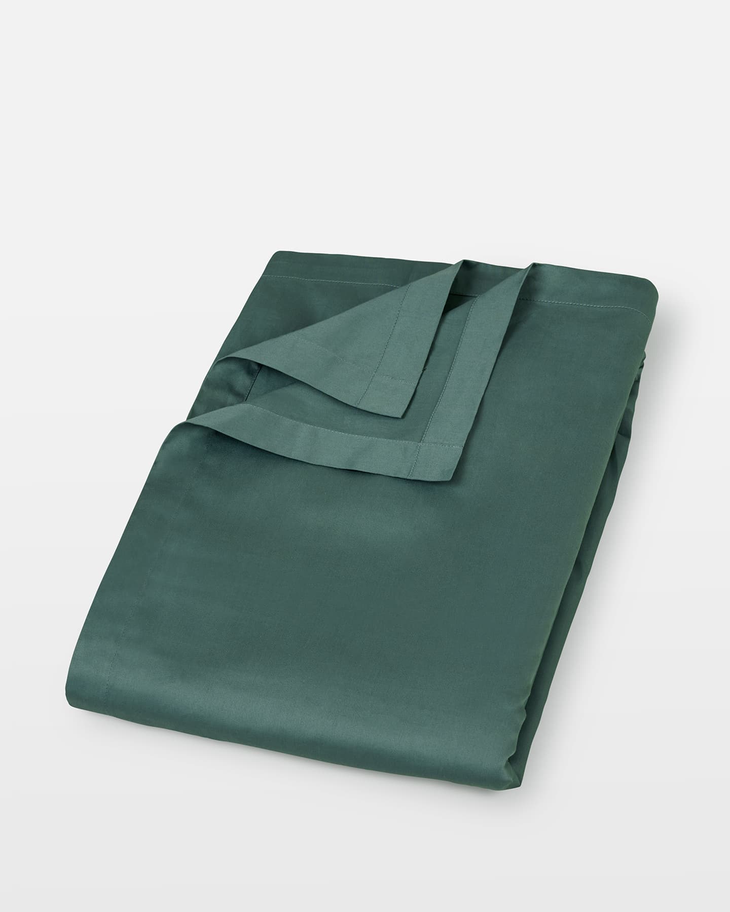 Underlakan Lind - Washed Bottle Green