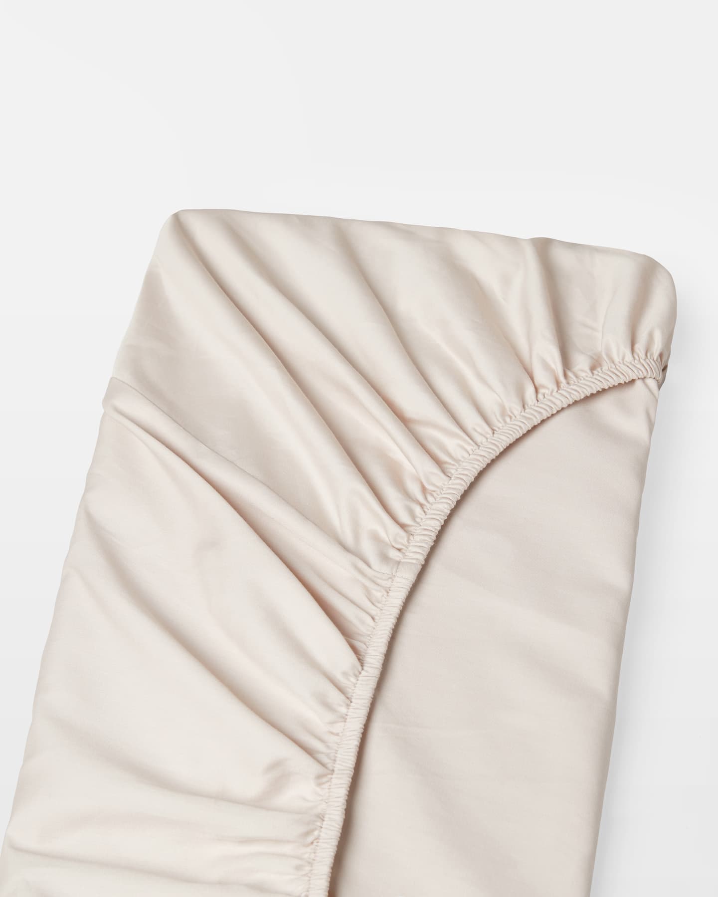 Dra-på-lakan Lind - Seashell Beige