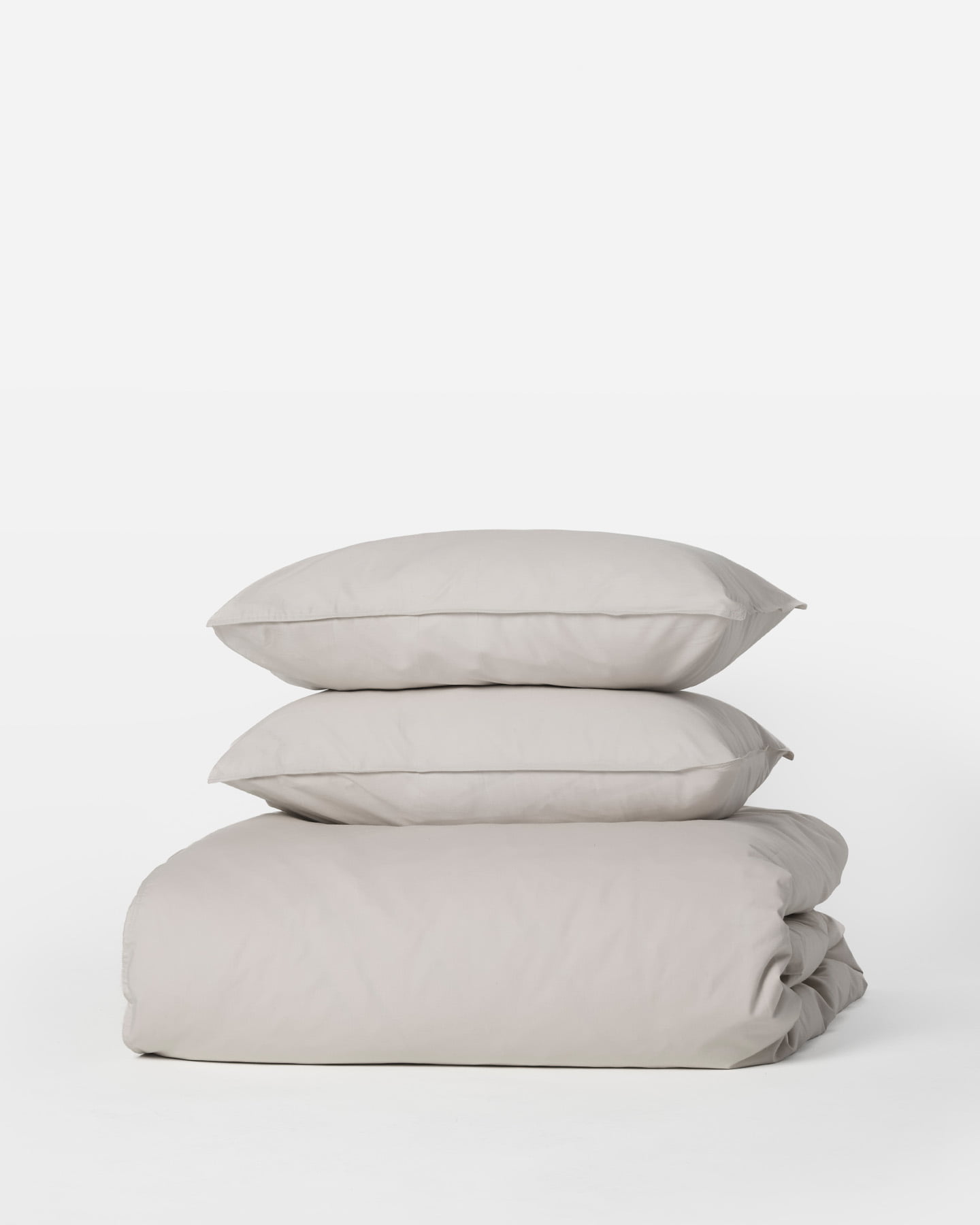 Påslakanset Nejd Percale - Khaki Grey