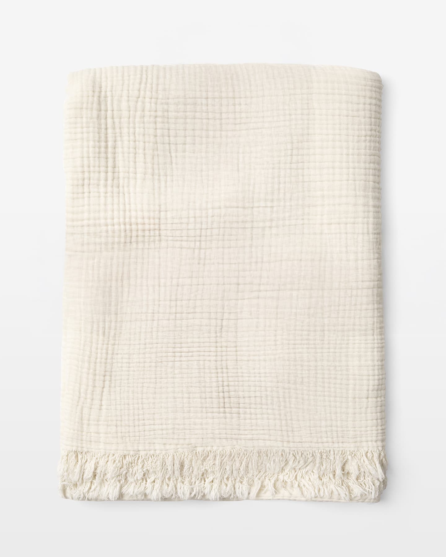 Pläd Vira - Raw Cotton