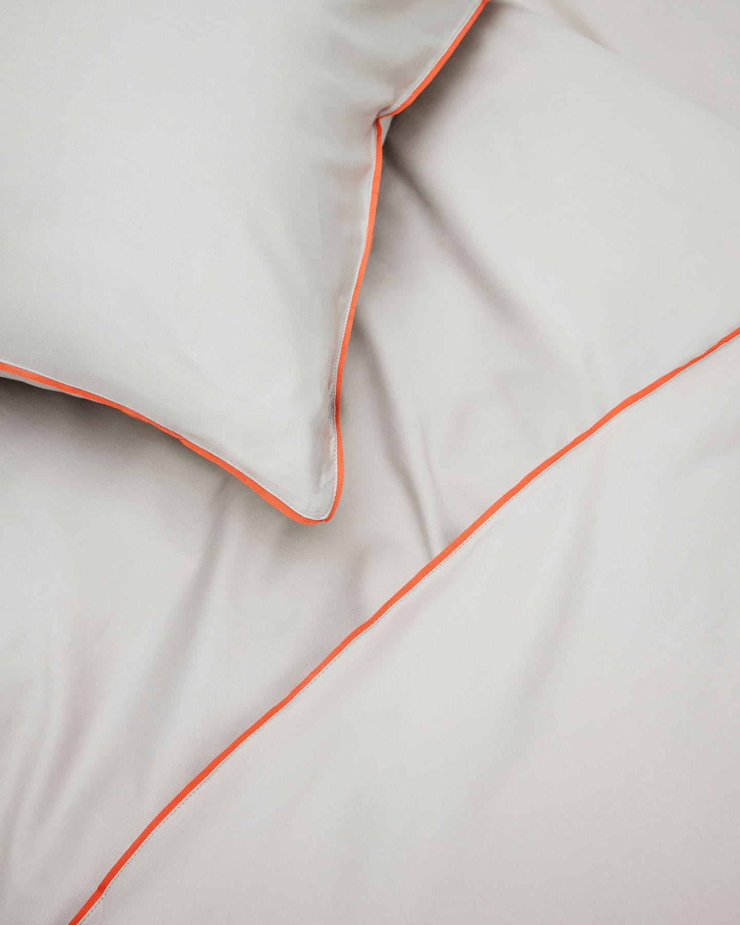 Påslakanset Strimma - Concrete Grey