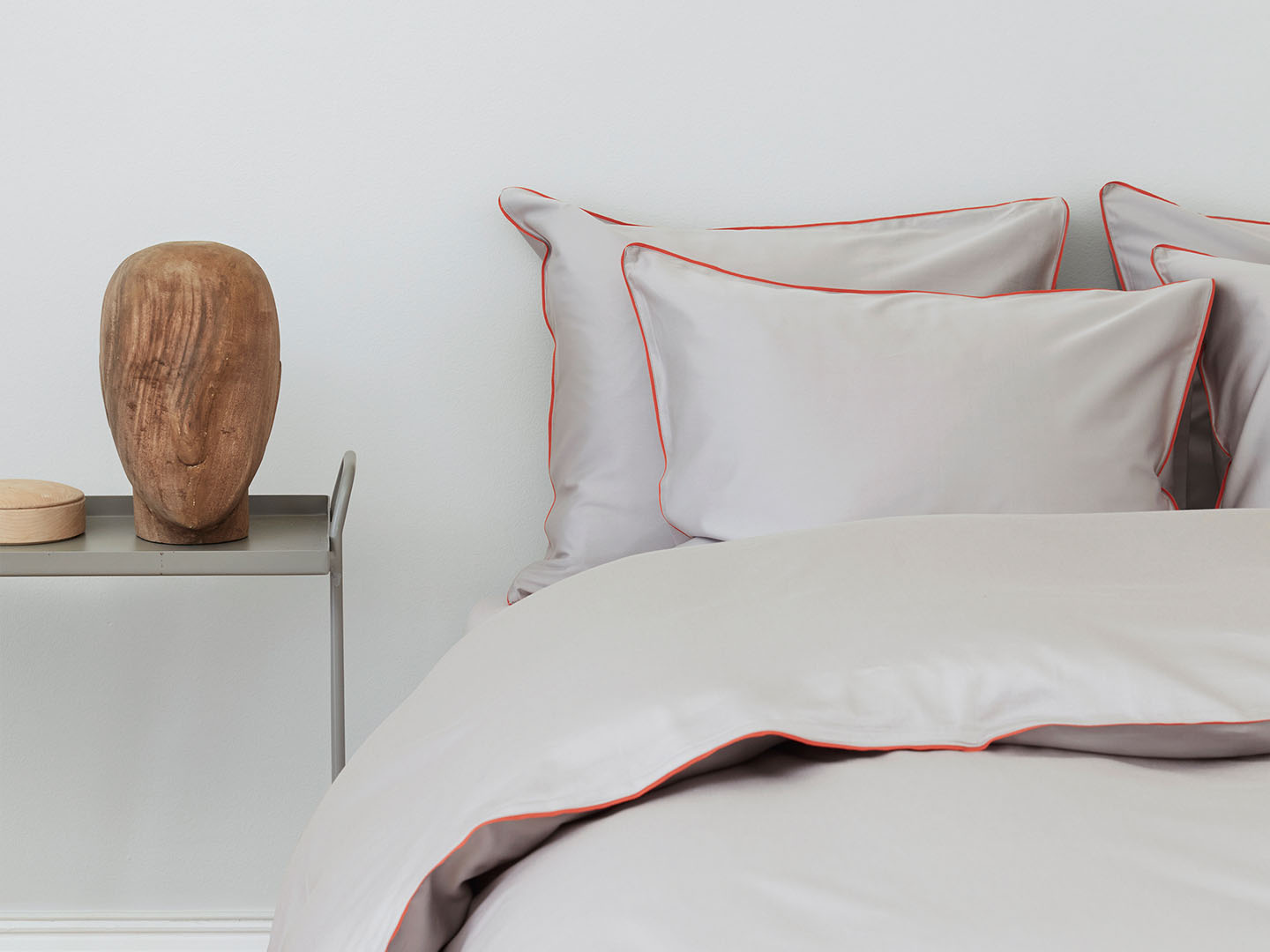 Örngott Strimma - Concrete Grey