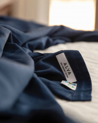 Underlakan Lind - Midnight Blue Underlakan Lind - Midnight Blue