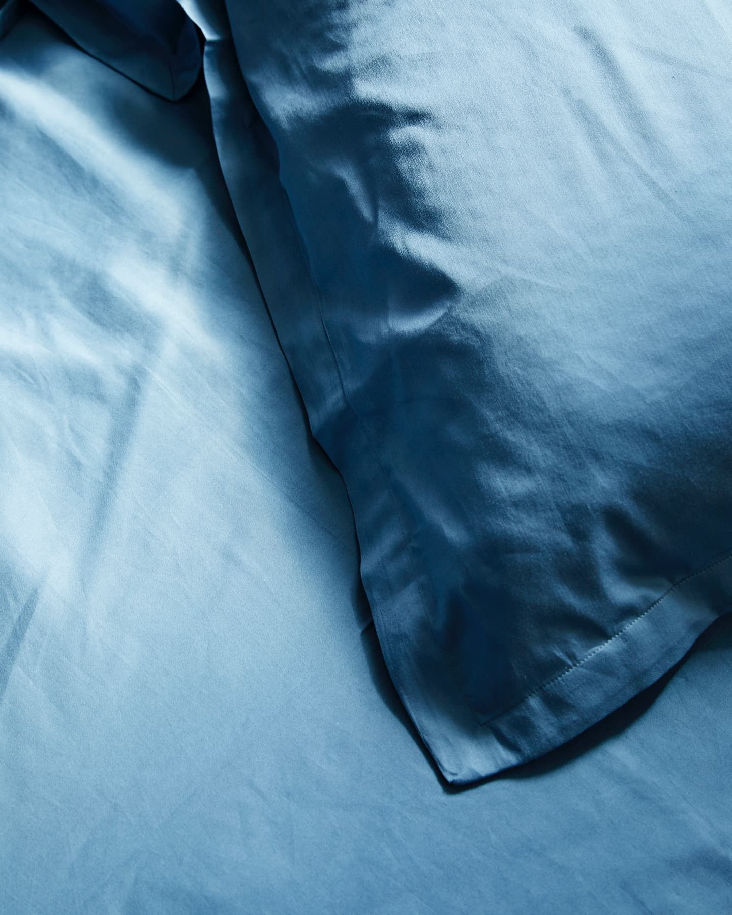 Underlakan Lind - North Sea Blue