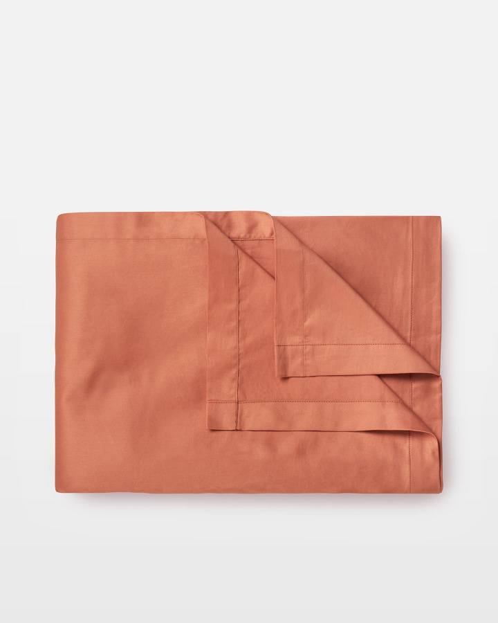 Underlakan Lind - Pink Terracotta i gruppen Sängkläder / Underlakan hos A L V A (1109)