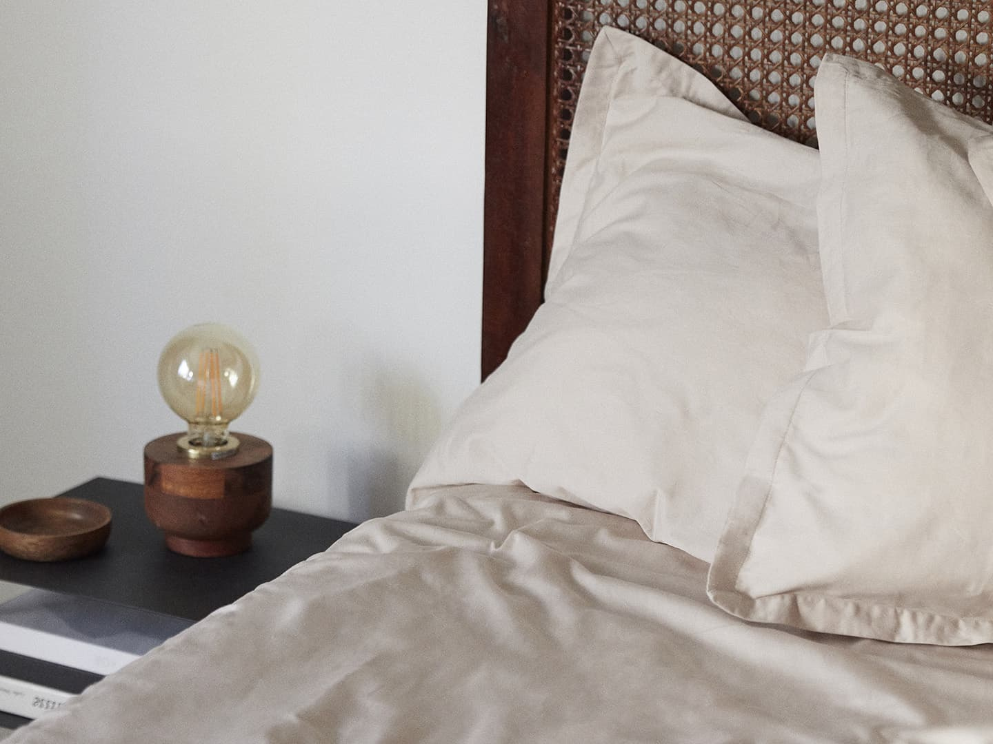 Underlakan Lind - Seashell Beige