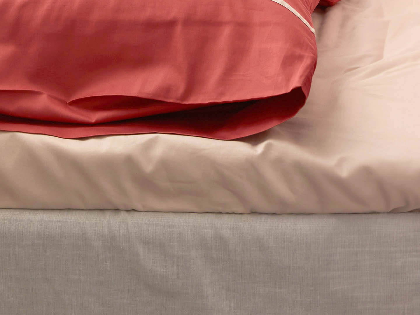 Dra-på-lakan Lind - Seashell Beige