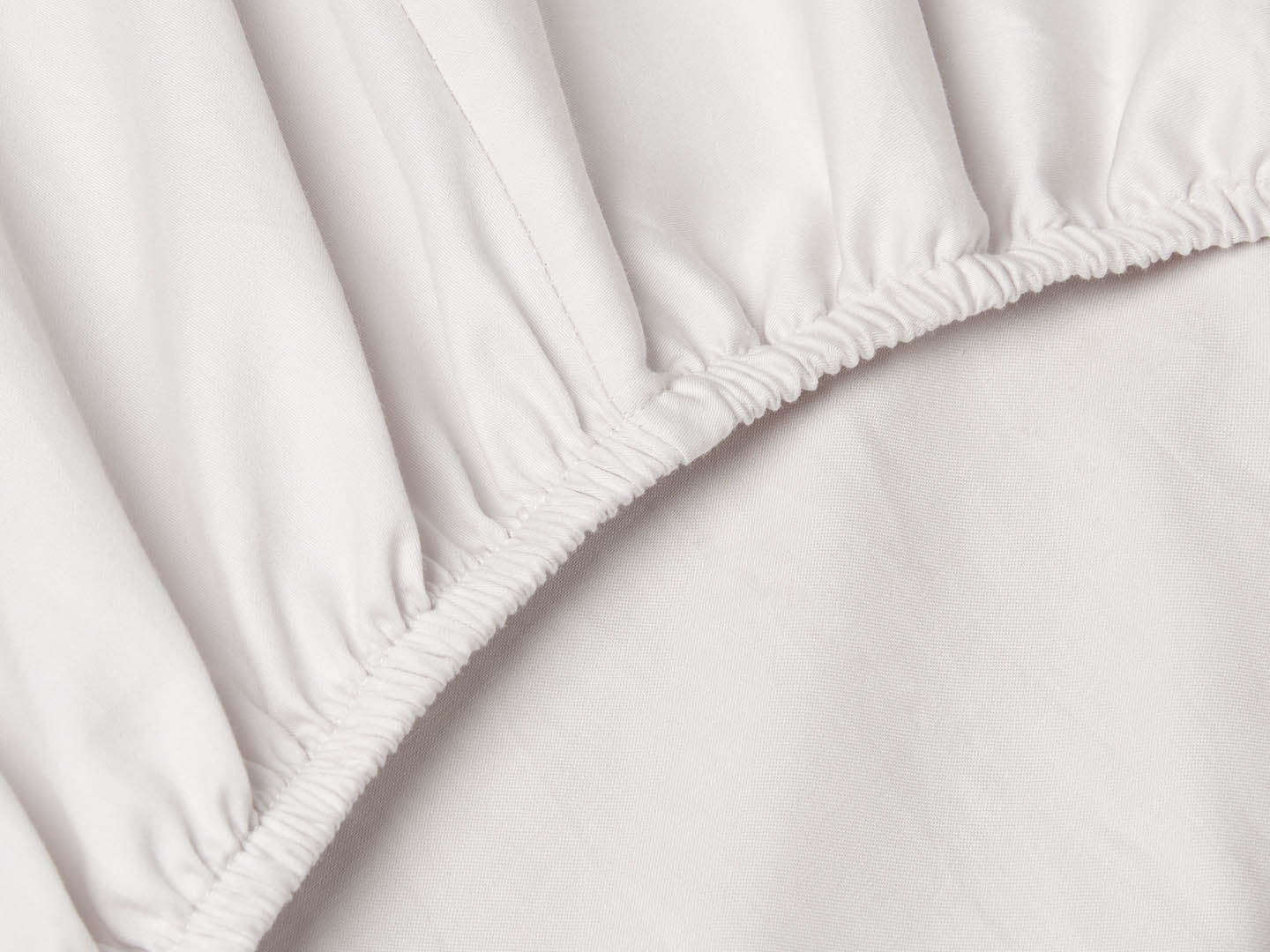 Dra-på-lakan Nejd Percale - Pearl Grey