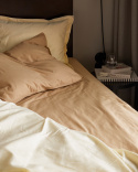 Dra-på-lakan Nejd Percale - Desert Sand