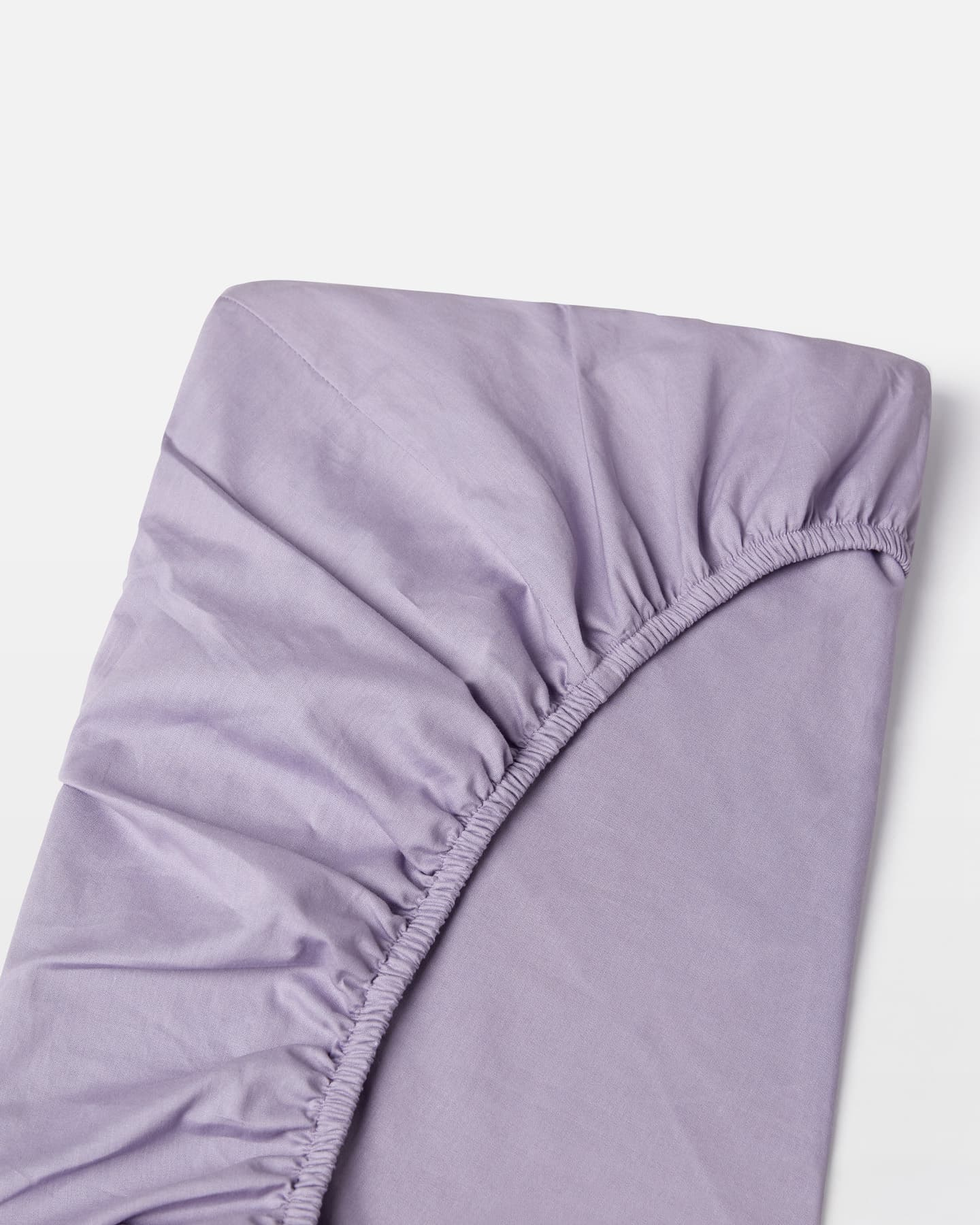 Dra-på-lakan Nejd Percale - Dusty Lilac