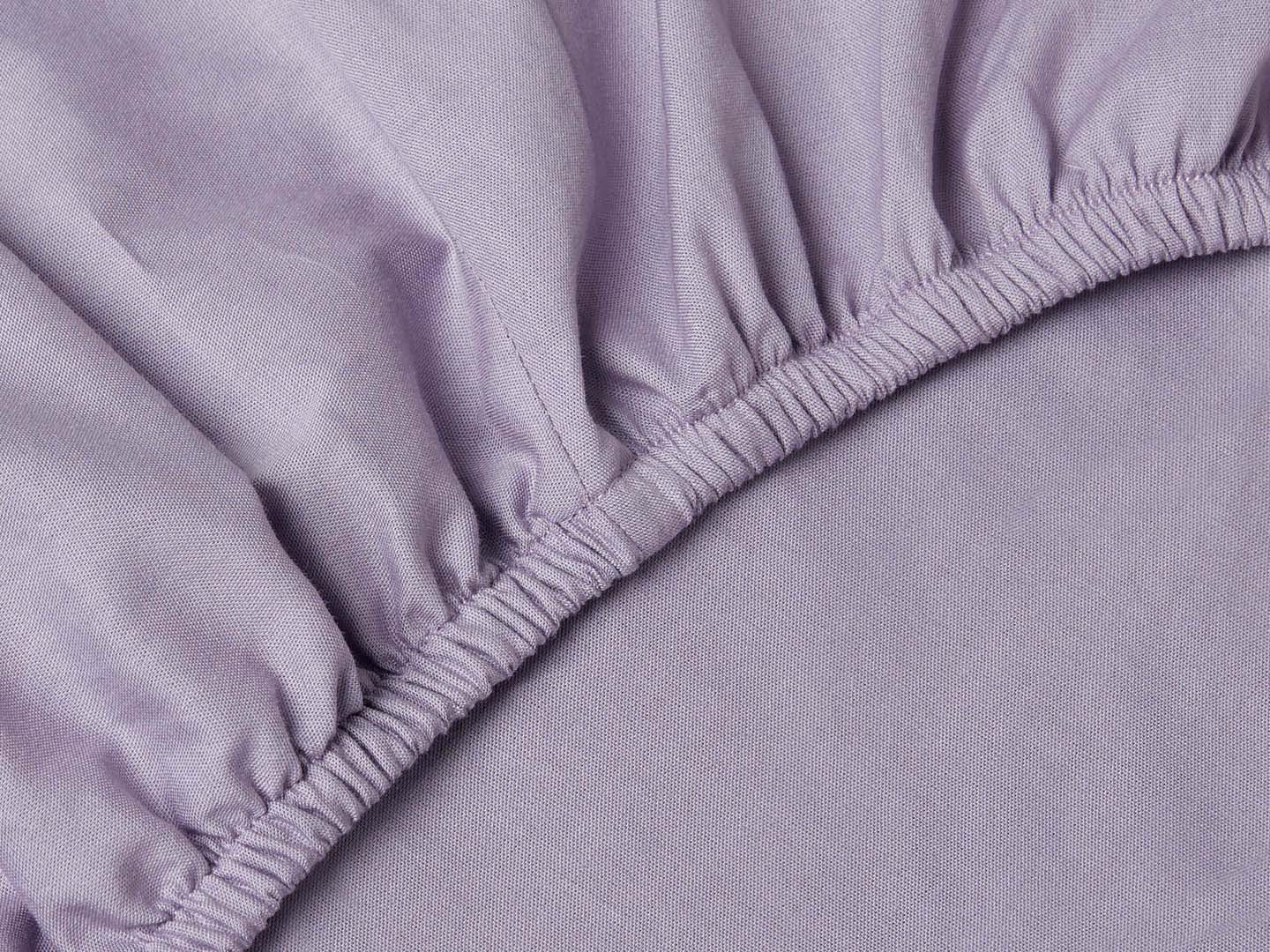 Dra-på-lakan Nejd Percale - Dusty Lilac