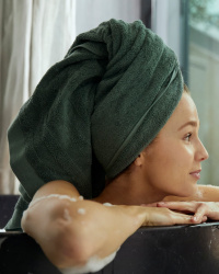 Handduk Essens - Washed Bottle Green Handduk Essens - Washed Bottle Green