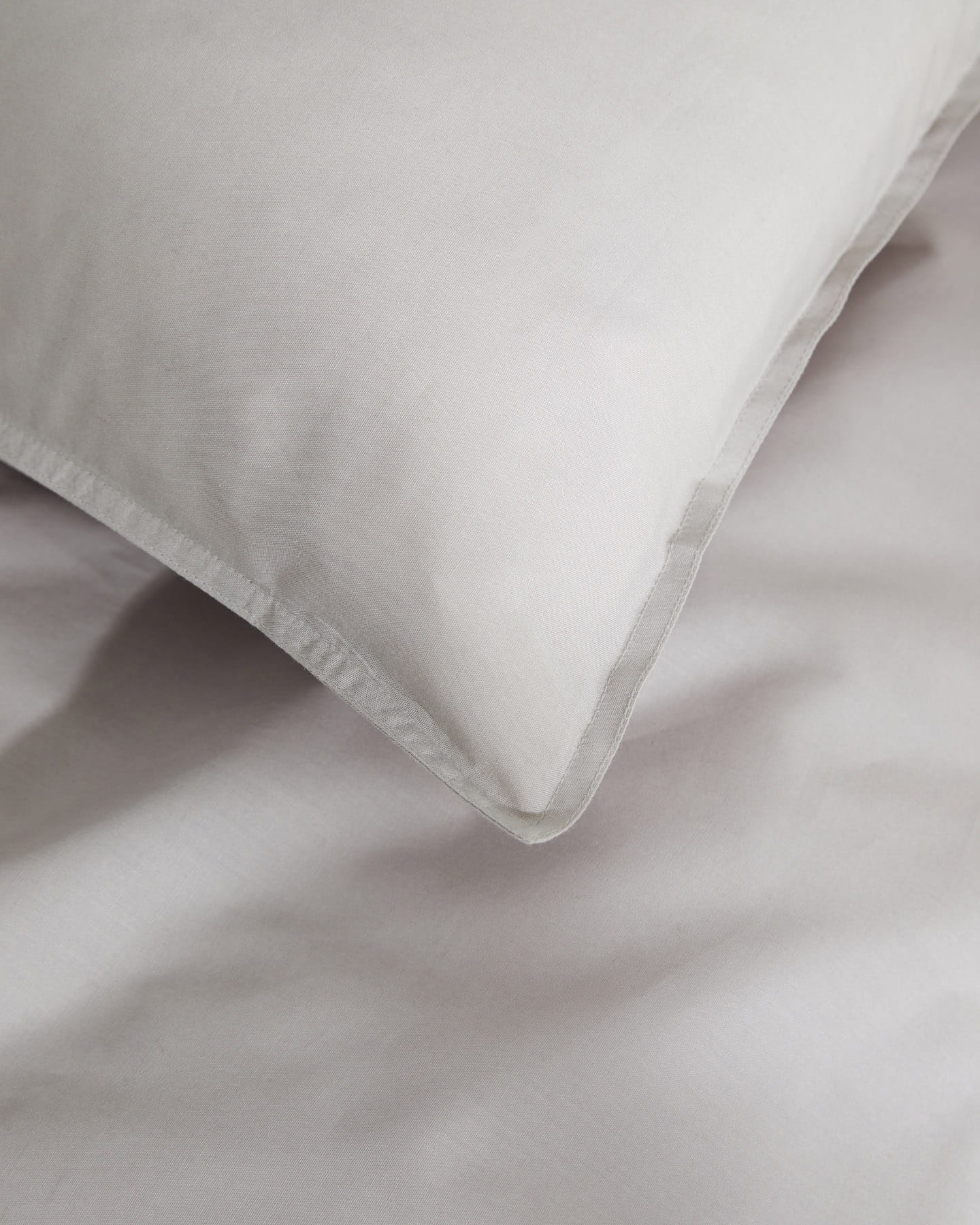 Påslakanset Nejd Percale - Khaki Grey
