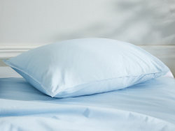 Pslakanset Nejd Percale - Ice Blue