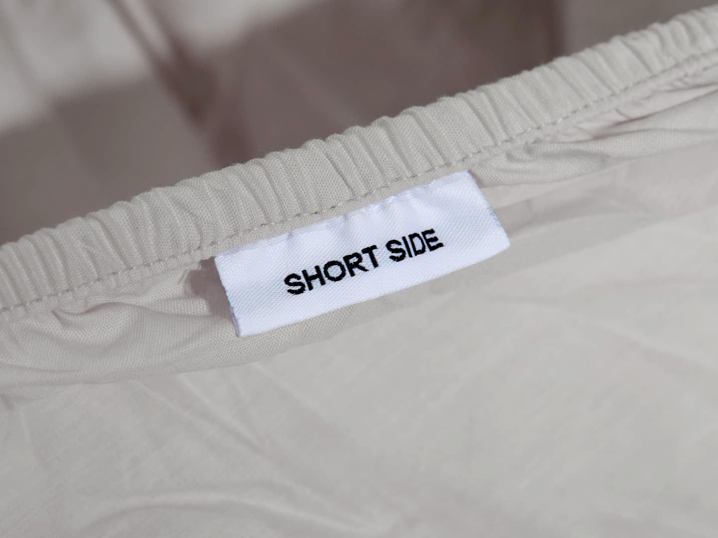 Dra-på-lakan Nejd Percale - Khaki Grey