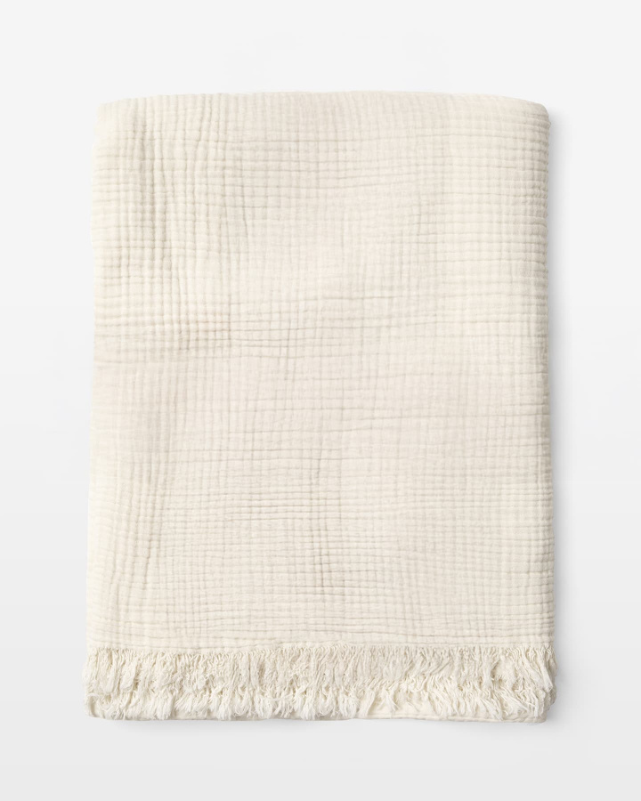 Pläd Vira - Raw Cotton i gruppen Plädar hos A L V A (1201)