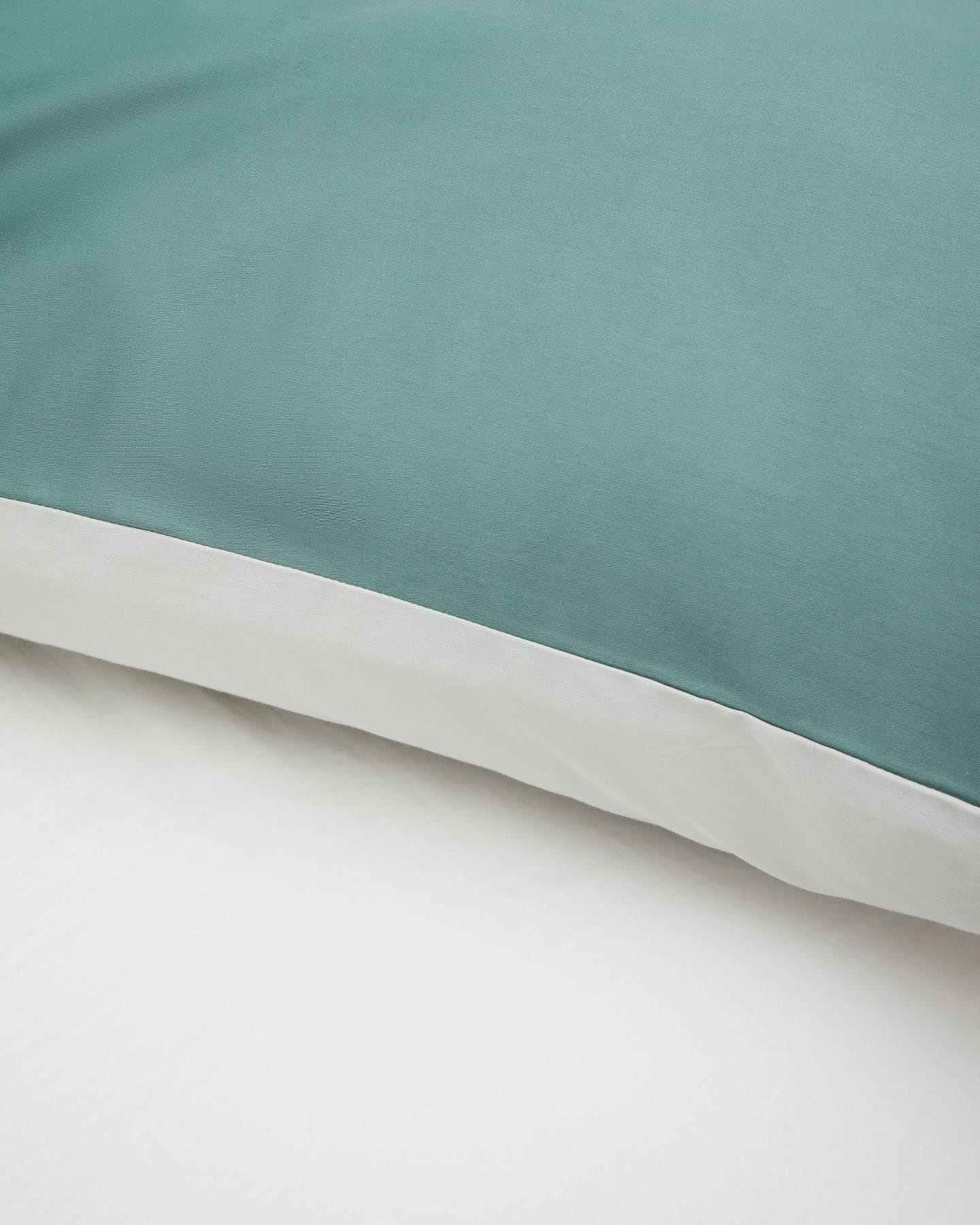 Påslakanset Tvenne - Washed Bottle Green / Misty Green