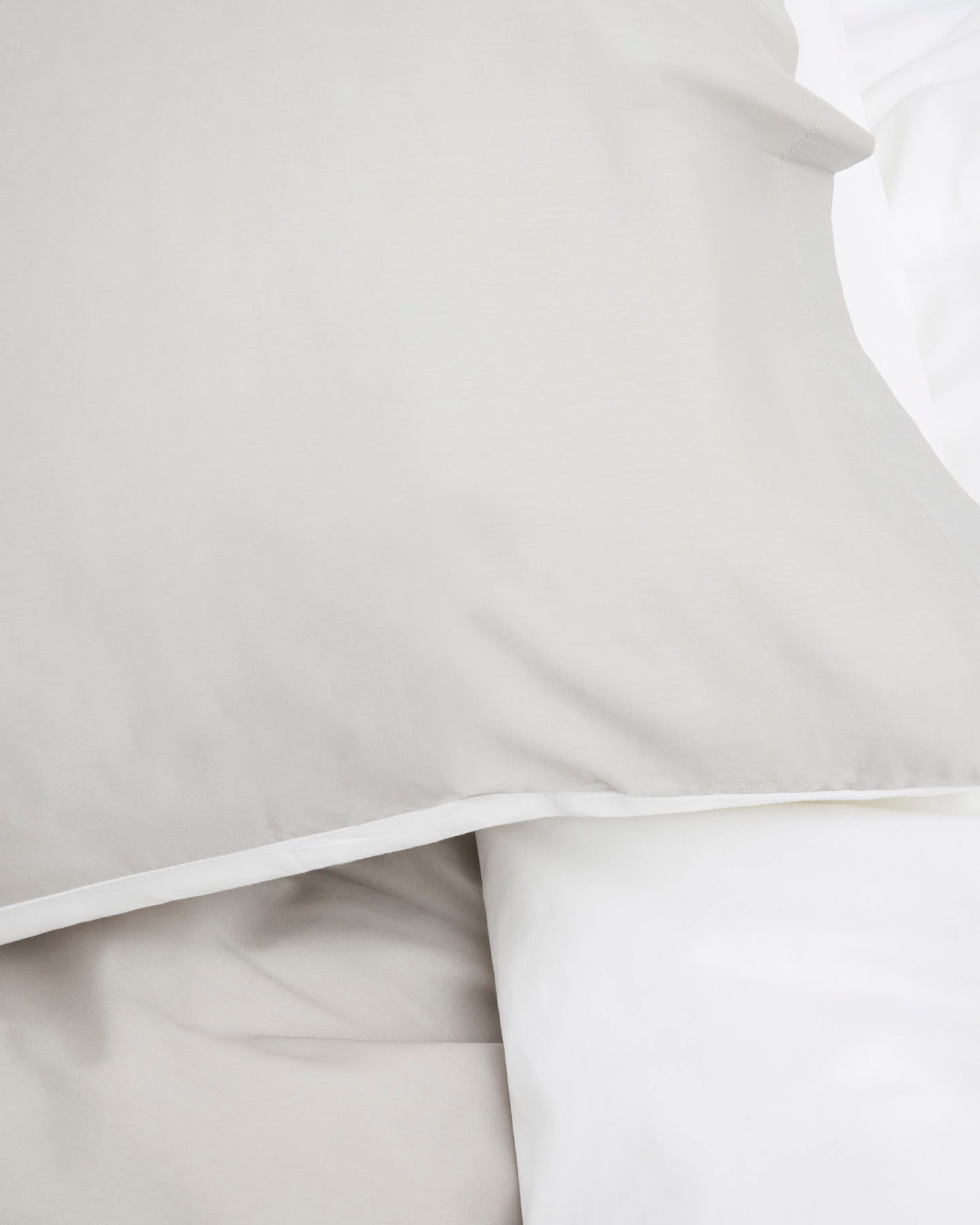 Påslakanset Tvenne - Concrete Grey / Cloud White