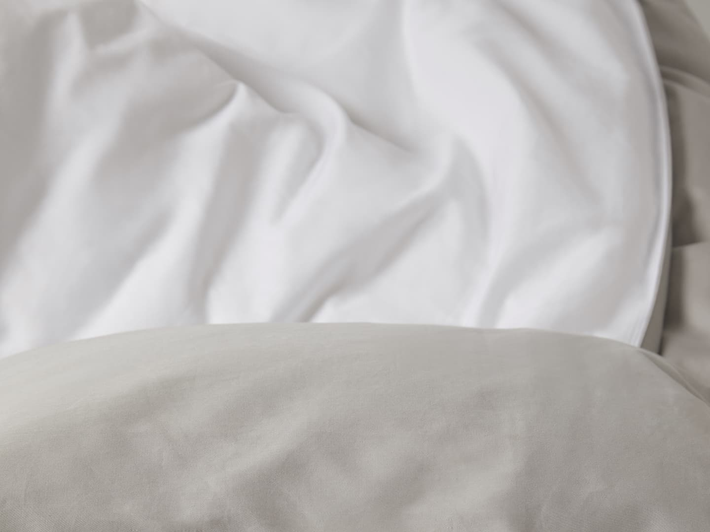 Örngott Tvenne - Concrete Grey / Cloud White