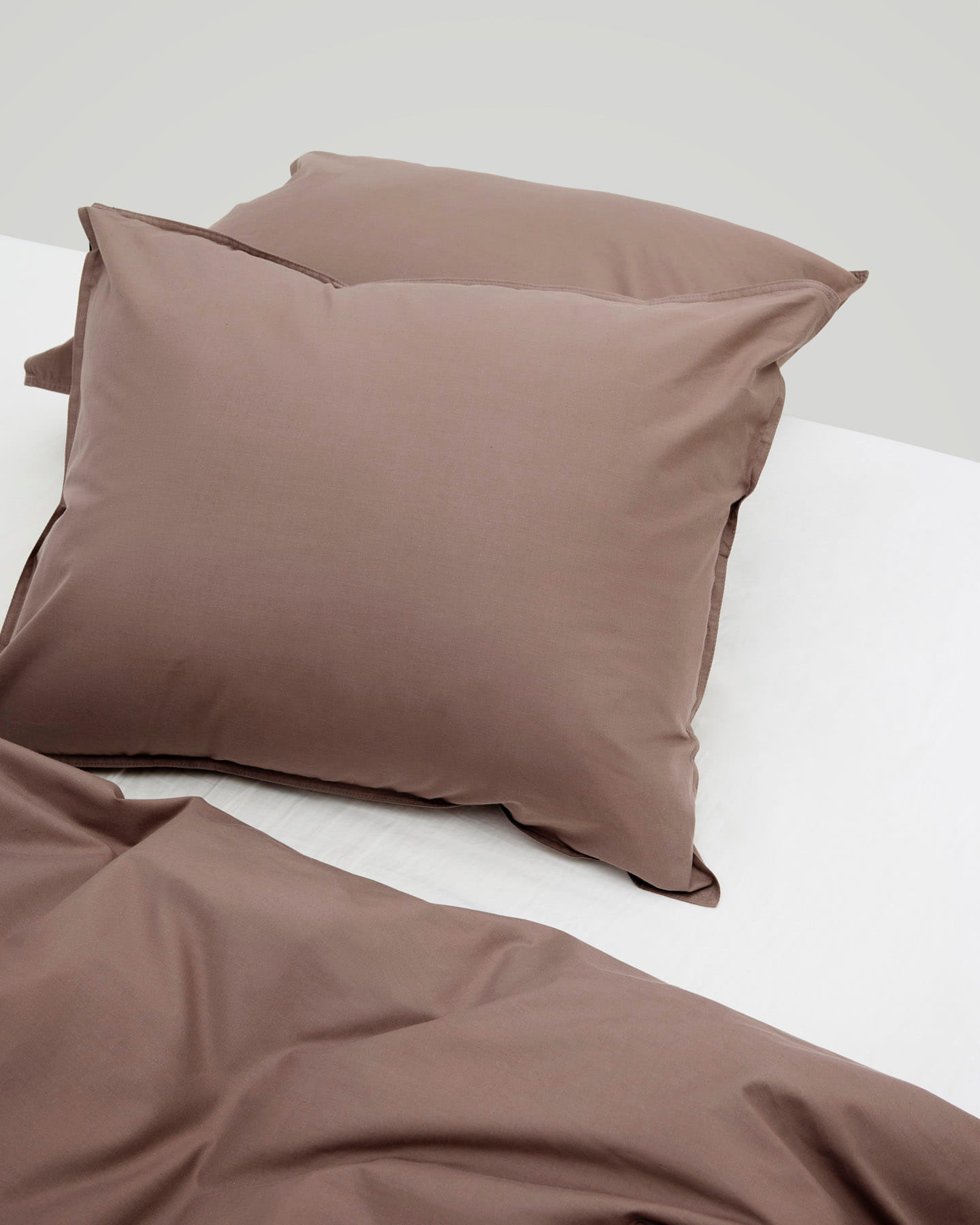 Påslakanset Nejd Percale - Deep Taupe