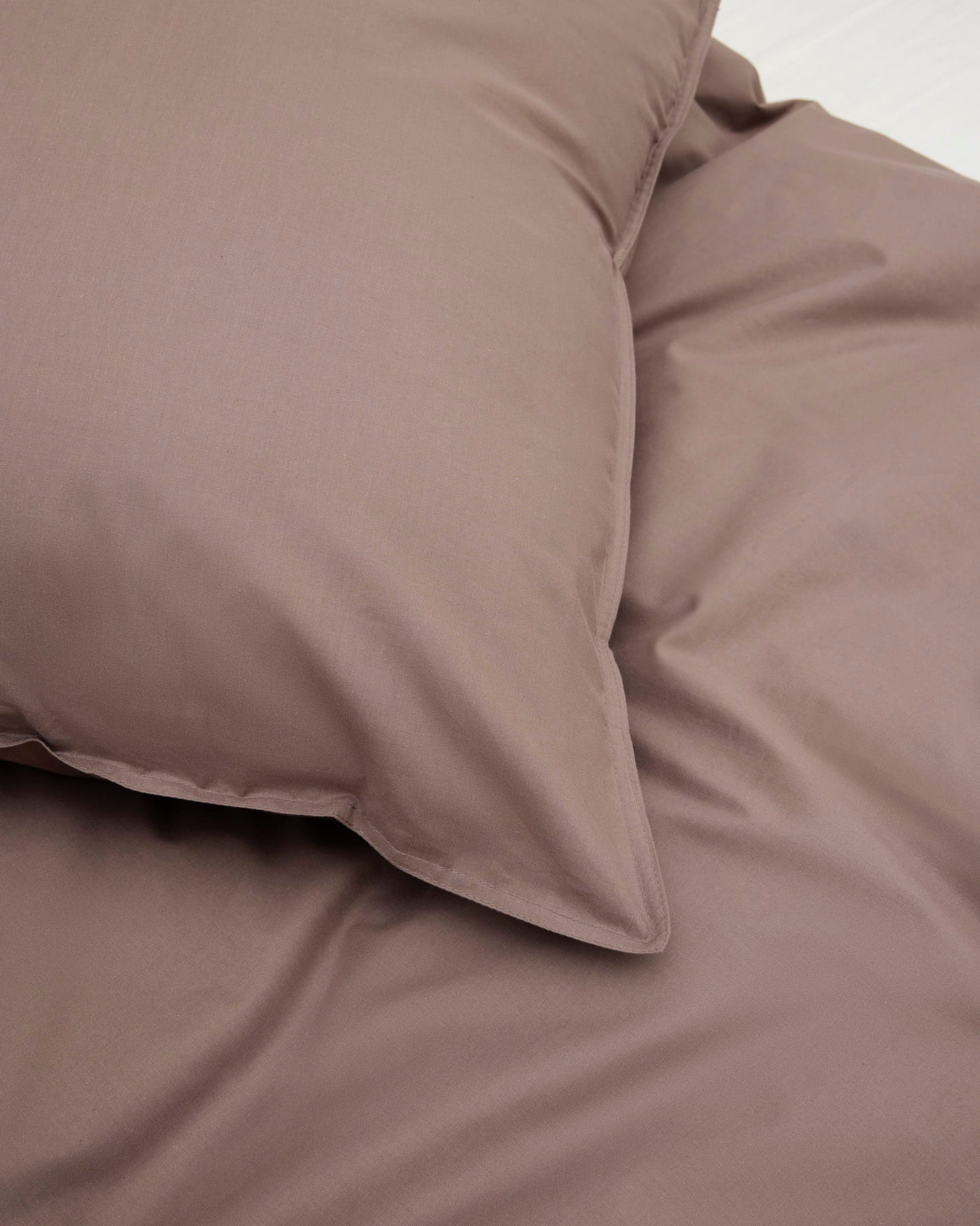 Påslakanset Nejd Percale - Deep Taupe