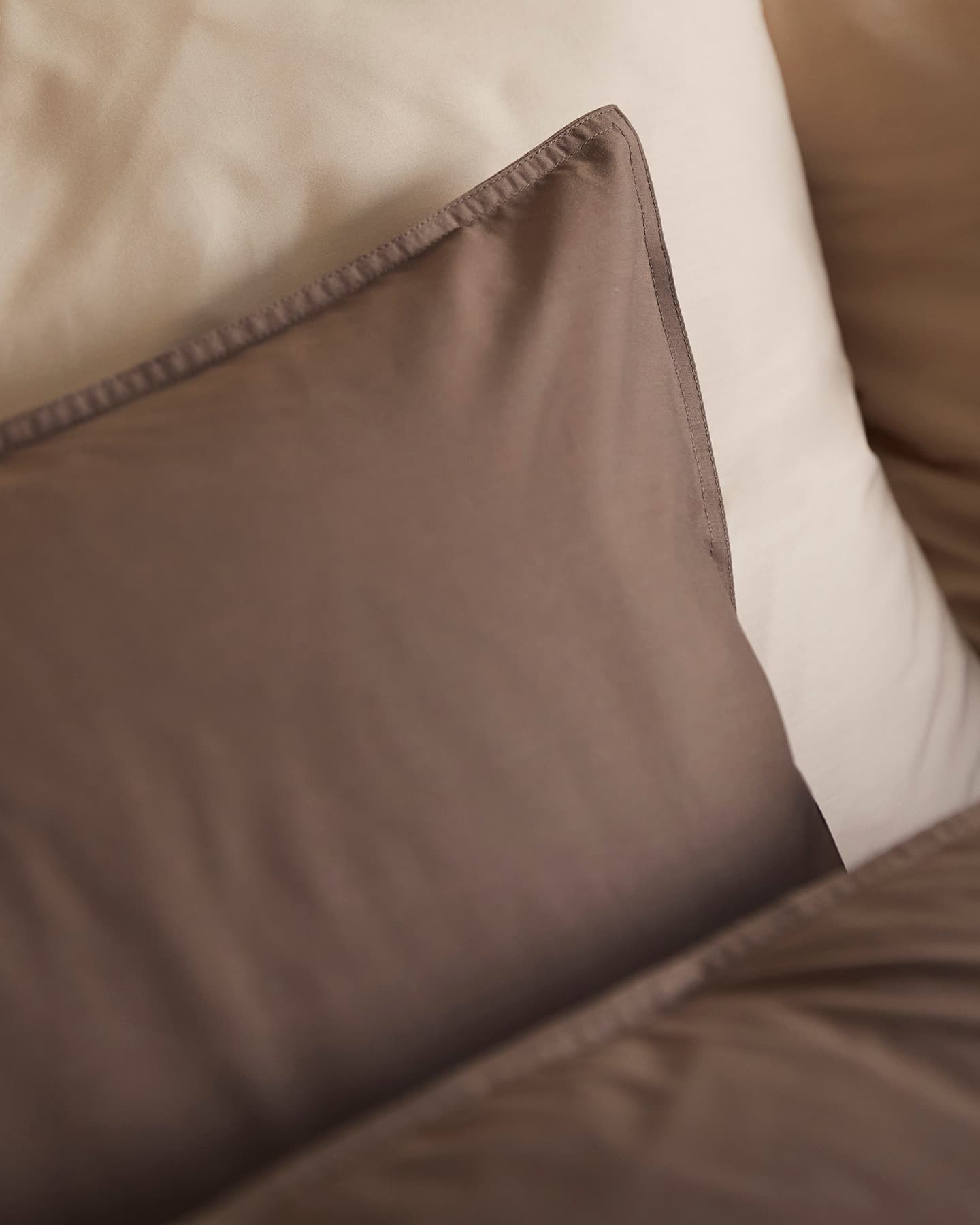 Påslakanset Nejd Percale - Deep Taupe
