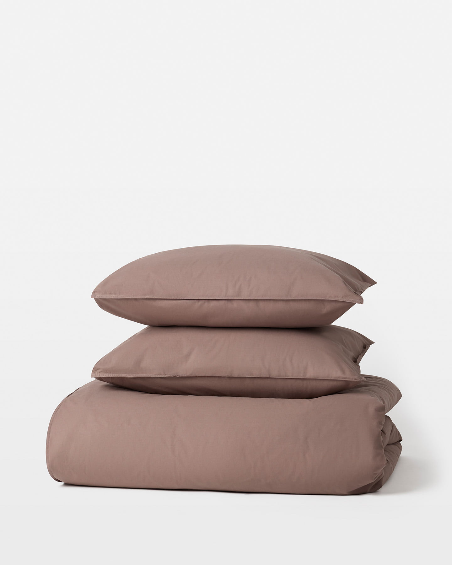 Påslakanset Nejd Percale - Deep Taupe