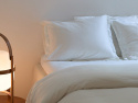 Dra-på-lakan Nejd Percale - Cloud White
