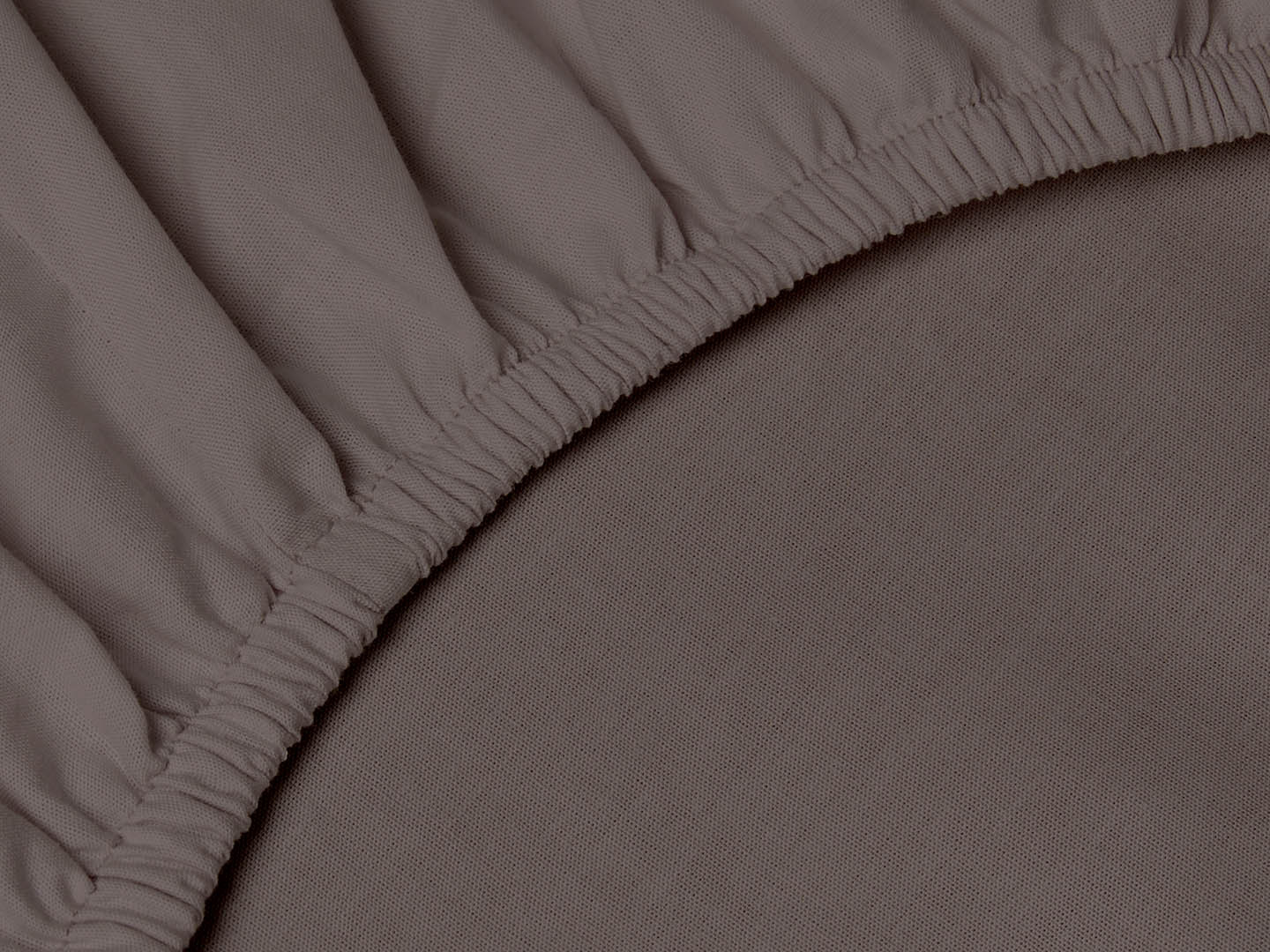 Dra-på-lakan Nejd Percale - Deep Taupe