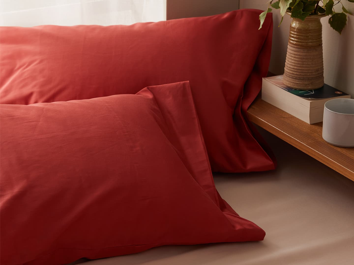 Örngott Fond - Indian Red - 50x90 cm