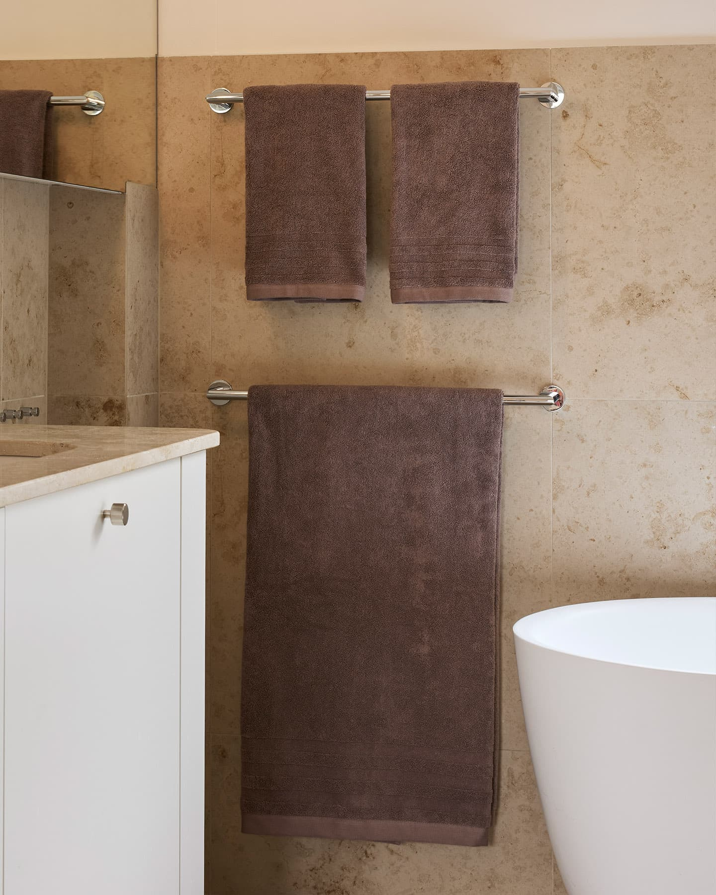 Handduk Essens - Deep Taupe