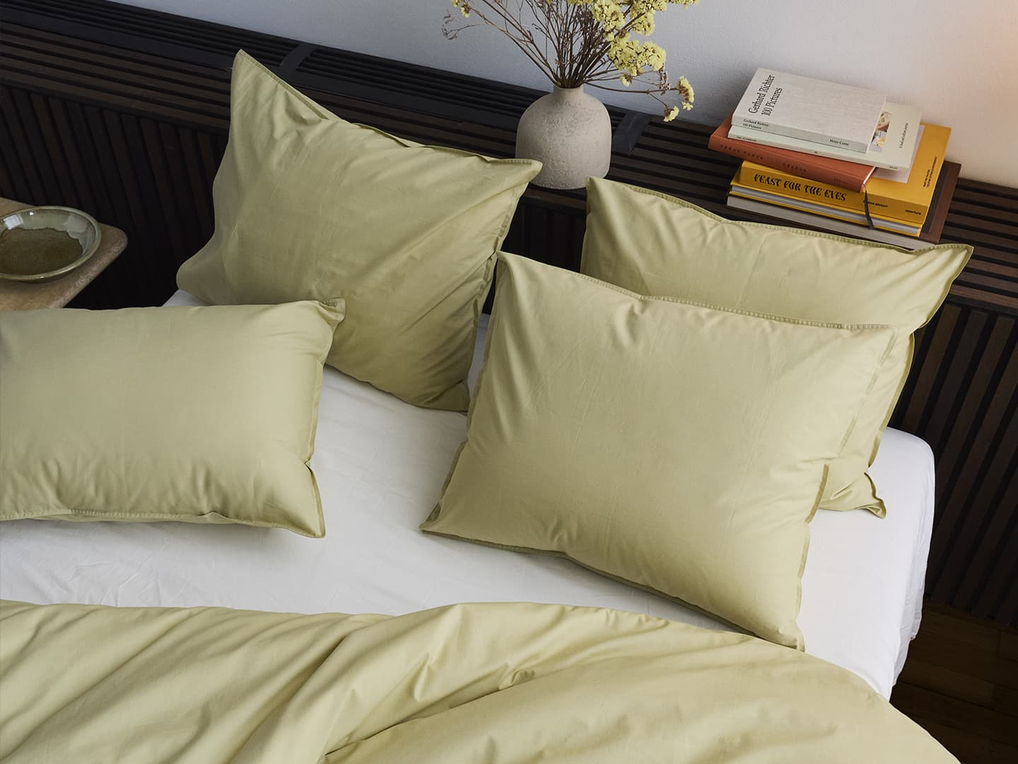 Örngott Nejd Percale - Meadow Green