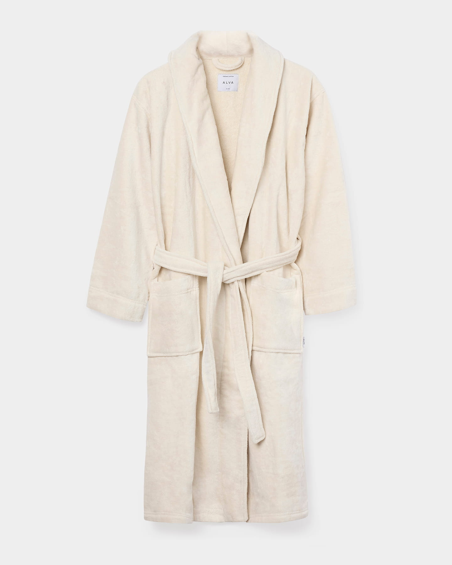 Morgonrock Vindel - Raw Cotton