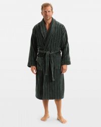 Morgonrock Vindel - Forest Green & Washed Bottle Green Morgonrock Vindel - Forest Green & Washed Bottle Green