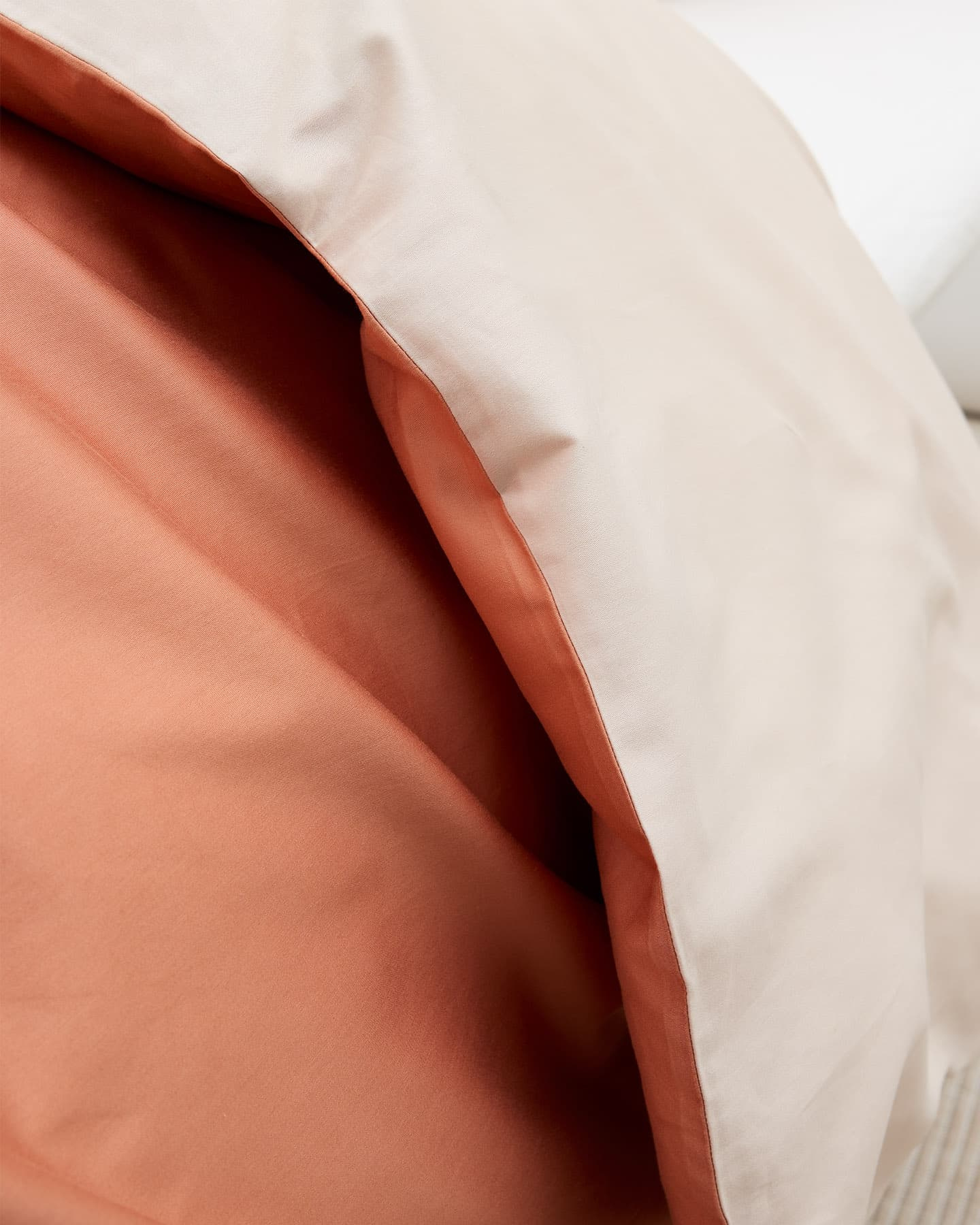 Påslakanset Tvenne - Pink Terracotta / Seashell Beige