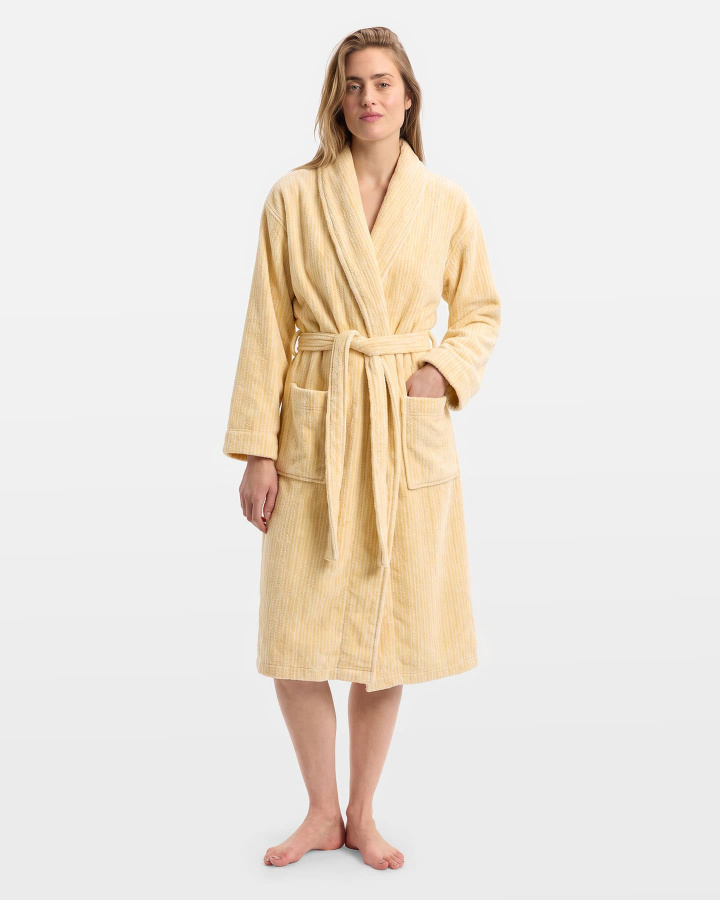 Morgonrock Vindel - Honey Yellow / Seashell Beige i gruppen Alla produkter hos A L V A (1291)