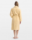 Morgonrock Vindel - Honey Yellow / Seashell Beige