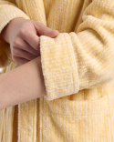 Morgonrock Vindel - Honey Yellow / Seashell Beige