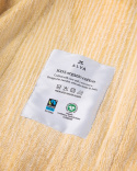 Morgonrock Vindel - Honey Yellow / Seashell Beige