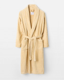 Morgonrock Vindel - Honey Yellow / Seashell Beige