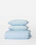 Två påslakan Nejd Ice Blue + fyra örngott