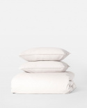 Två påslakan Nejd Pearl Grey + fyra örngott