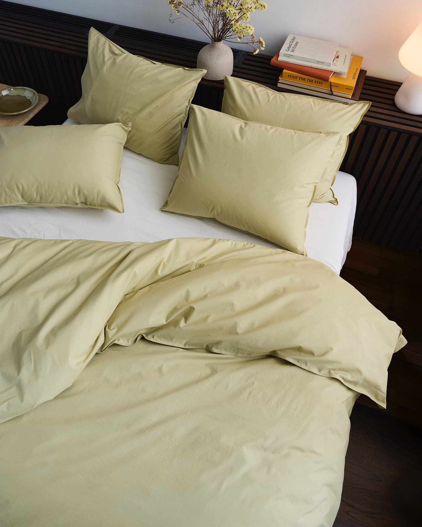 Två påslakan Nejd Meadow Green + fyra örngott