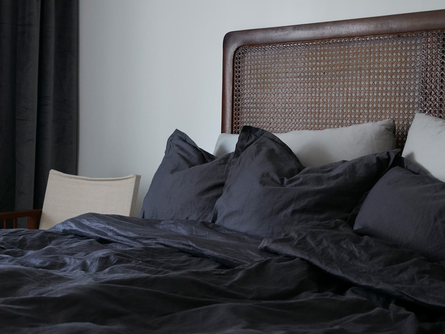 Två påslakan Vidd Thunder Grey + fyra örngott