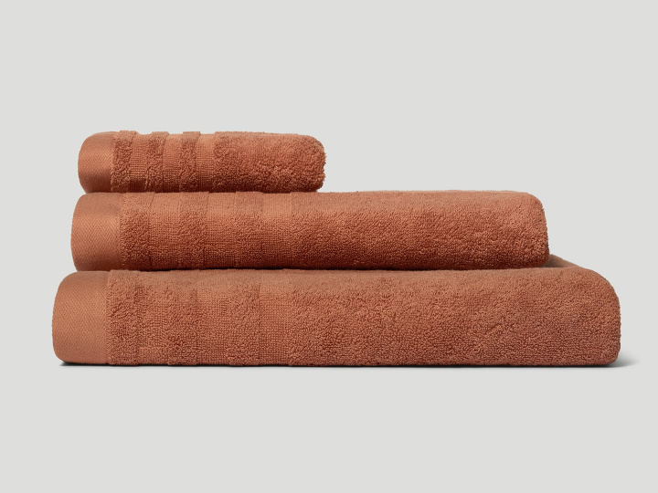 Handduk Essens - Pink Terracotta - 70x140 | GOTS i gruppen Lagerrensning hos A L V A (9607)