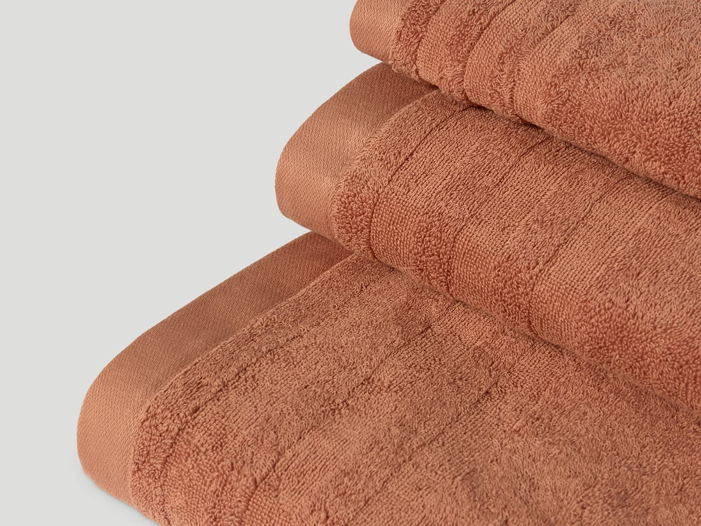 Handduk Essens - Pink Terracotta - 100x150 | GOTS